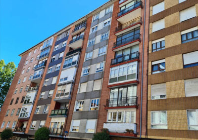 Rehabilitación energética de fachadas en Abaro 30 de Portugalete