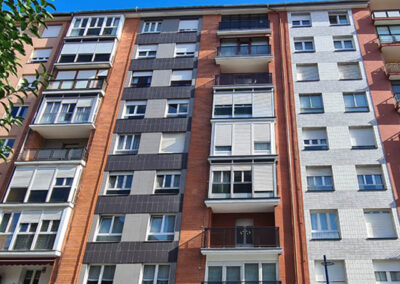 Rehabilitación energética de fachadas en Abaro 30 de Portugalete